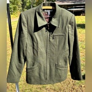 Vintage Maurice’s 100% Wool Jacket Full Zip Medium